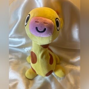 Yellow Plush Giraffe Toy